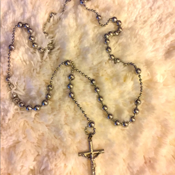 Stainless steel bead rosary - Picture 1 of 3